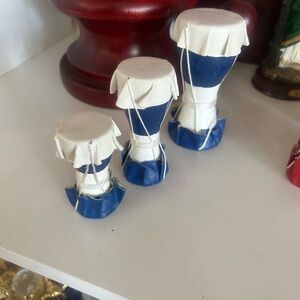 Blue and White Decorative Drums Yemaya.